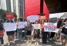 Estudantes protestam pela anulação do Enem 2025